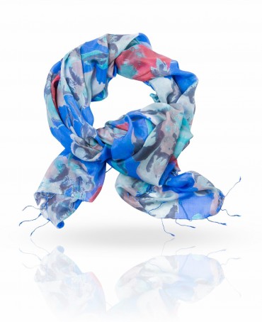 Палантин Женский S-ROSEBIG/BLUE